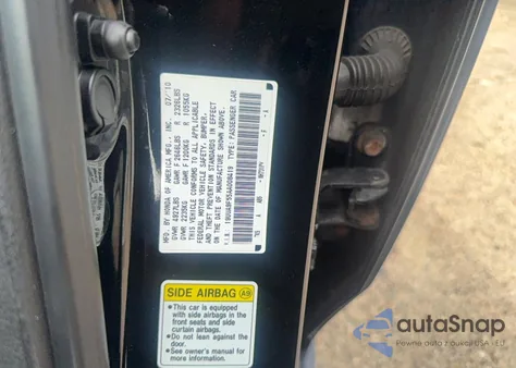 2010 Acura Tl z USA, uszkodzony, nr VIN 19UUA9F55AA008419
